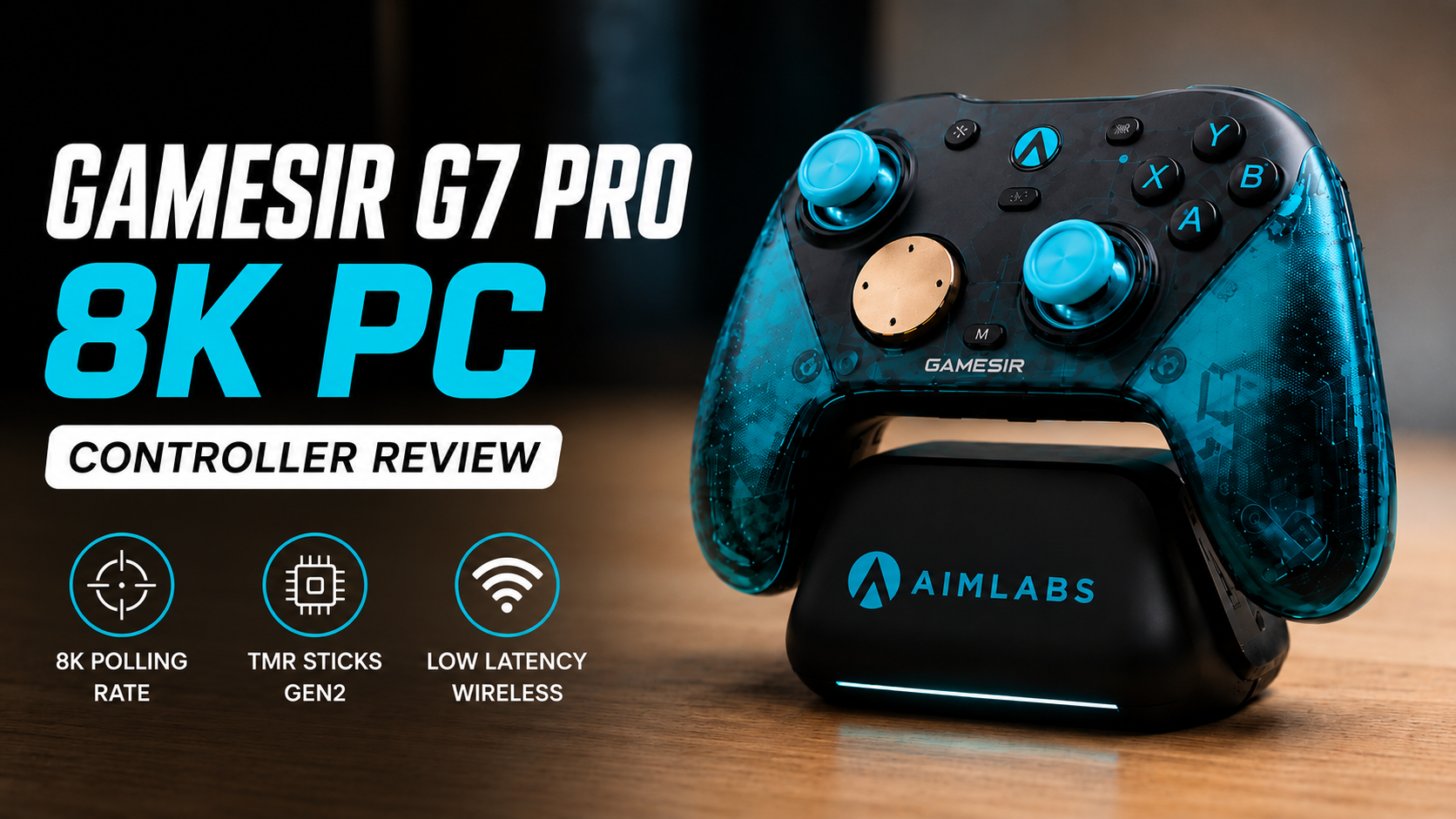 Watch Gamesir G7 Pro 8K PC Wireless Controller Review on Amazon Live